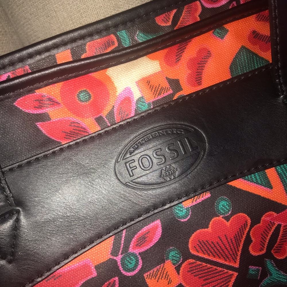 Fossil Waxed Canvas Tote - image 2